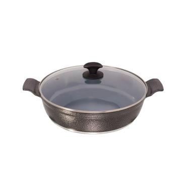 Imagem de Frigideira Preto Craqueado Antiaderente Cerâmica Javali AA30