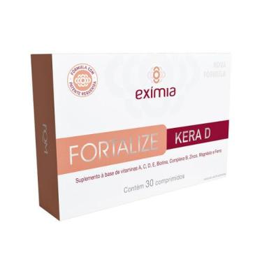 Imagem de Exímia Fortalize Kera D Com 30 Comprimidos - Eximia