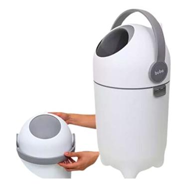Imagem de Lixeira Antiodor Fraldas Bebe Lixo Magico Banheiro Cozinha Buba