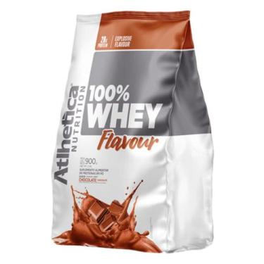 Imagem de Whey Flavour 100% (Pacote) Sabor Chocolate 900G - Athletica Nutrition