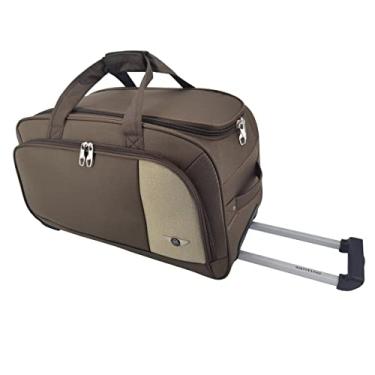Imagem de Mala Viagem Sacola Santino Dubai SLS3 Rodinhas Cadeado Grande Cor:Marrom