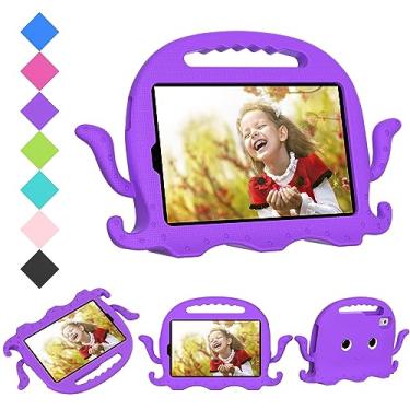 Imagem de Estojo de Capa Kids Case for Lenovo Tab M9 Case (TB-310FU) 9.0 Inch with Handle Bumper |Protective Kid-Proof Stand Tablet Cover Eva Shockproof Lightweight Dropproof Capa protetora (Color : Purple)