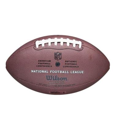 Imagem de Bola De Futebol Americano Nfl Duke Pro Color Wilson Cor Marrom