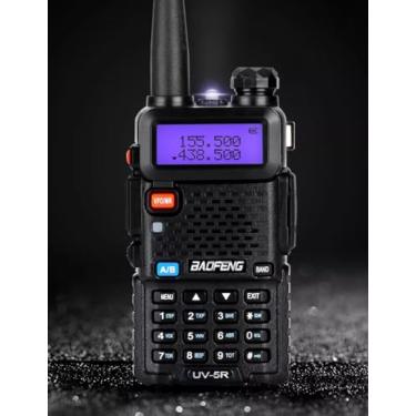 Imagem de Baofeng UV-5R Rádio Comunicador, Dual Band VHF/UHF, Longo Alcance, Portátil