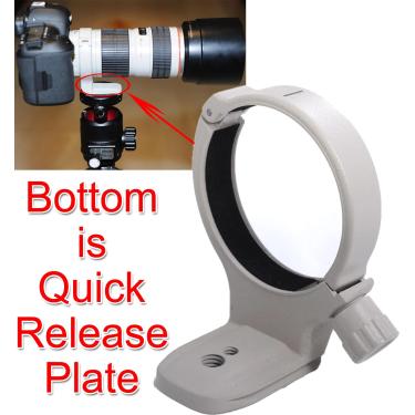 Imagem de Suporte de lente colar tripé anel para Canon  EF 70-200mm  f/4L USM  70-200mm  f/4L IS USM  400mm