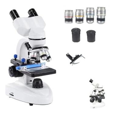 Imagem de Microscópio binocular composto, oculares 30000X, foco ajustável, distância interpupilar, fonte de luz, laboratório de adultos, microscópios biológicos, para ensino e pesquisa