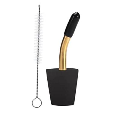 Imagem de Tubo de imersão de tubo de imersão para uso ao ar livre, tubo de extensão de café, tubo de silicone universal boca estendida, kit de ferramentas de caminhada, filtro de bico de chaleira tubo de