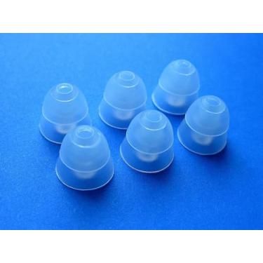 Imagem de Conjunto de fones de ouvido com flange grandes (2 camadas) compatíveis com fones de ouvido intra-auriculares Westone UM1, UM2, UM2 RC, UM3, UM3 RC, UM3X, UM3x RC e Westone 1, 2, 3, 4, 4R