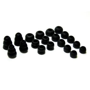 Imagem de Kit de ajuste ergonômico com 20 peças (DF-TF-5SZ) fones de ouvido compatíveis com JVC HA-FX3X Xtreme Xplosives, HA-FXC80 Black Series, HA-FR201A XX Series, HA-FX101A, HA-FX40A, HA-FR6-V, HA-FX5-A, HA-FX8-A Riptidz