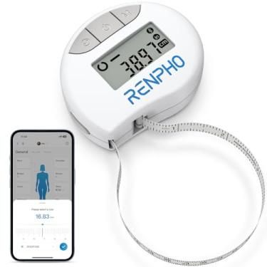 Imagem de Fita métrica inteligente para corpo com aplicativo - Fitas de medição Bluetooth RENPHO para medição corporal, perda de peso, ganho muscular, musculação fitness