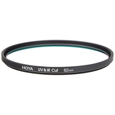 Imagem de Hoya Filtro de lente de câmera rosqueada UV-IR – Blocos de filtro de 82 mm UV abaixo de 390 nm e IR acima de 700 nm – Vidro óptico multi-revestido e moldura fina para câmeras digitais e de filme