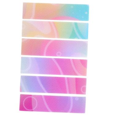 Imagem de VICASKY 30 Folhas Adesivos Sensoriais De Descompressão Tiras Sensoriais Sensoriais Ásperas Tiras Sensoriais Calmas Ferramenta De Alívio Colorida Tiras De Fita Membrana Peva