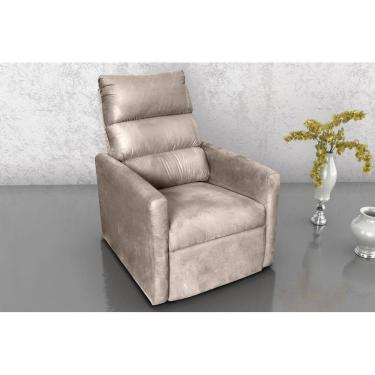 Imagem de Poltrona Reclinável MX14 Turin Suede Bege B251 - Matrix