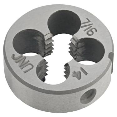 Imagem de Matriz redonda Aceteel 7/16" - 14 UNC, matriz de rosca para máquina da mão direita 7/16" x 14 UNC