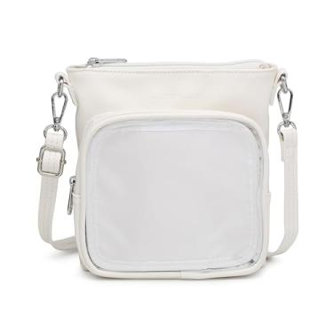 Imagem de CHERRY SAUCE Bolsa tiracolo Ita Bag Mini bolsa pequena bolsa de ombro para exibição de anime, Bege