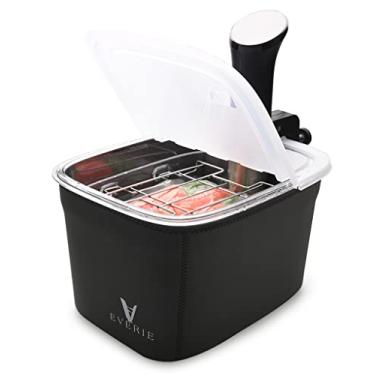 Imagem de EVERIE Recipiente Sous Vide de 12 Litros com Tampa Dobrável e Manga Compatível com Anova Nano e Instant Pot, KIT-1202-NANO