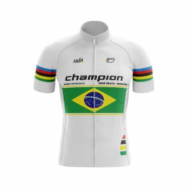 Imagem de Camisa de Ciclismo Masculino Champion Brasil Equipes MTB-Masculino