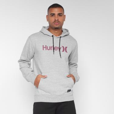 Imagem de Moletom Hurley O&O Solid Canguru Masculino-Masculino