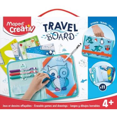 Imagem de Kit para Colorir, Maped, Creativ Travel Board Acessórios, 969310, Branco/Azul