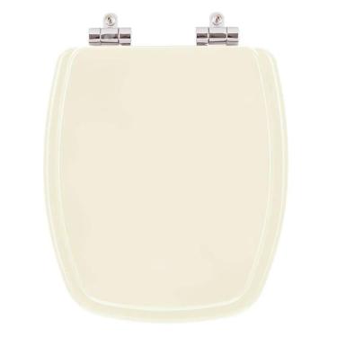 Imagem de Assento Sanitário Poliester Soft Close Primula Plus Marfim para vaso Fiori 6lpf
