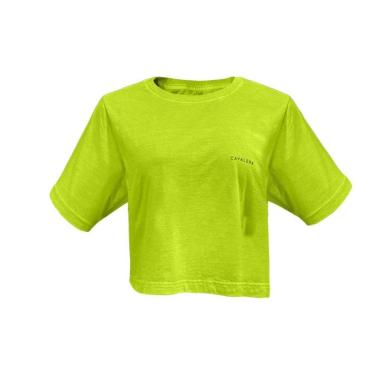 Imagem de Blusa Cropped Cavalera Color Sign Verde Citrus-Feminino