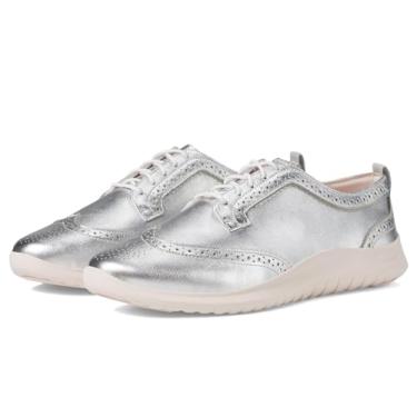 Imagem de Cole Haan Zerogrand Meritt Wing Tip Oxford feminino, Prata/Primrose, 36