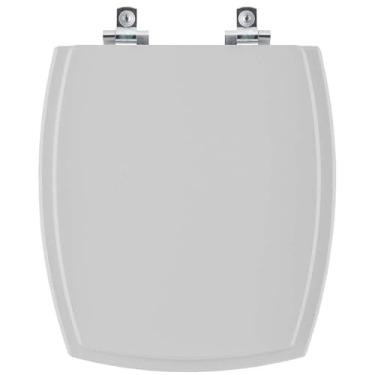 Imagem de Assento Sanitário com Fechamento Lento Anturius Cinza Claro para vaso Luzarte