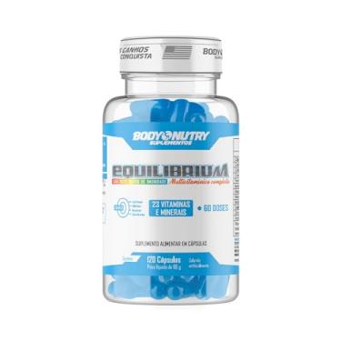 Imagem de Multivitaminico Equilibrium Pote 120 Capsulas Para Homens e Mulheres 23 Vitaminas e Minerais Completo A-Z Suplemento Vitamínico