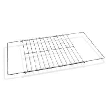 Imagem de Rack de forno extensível ajustável, rack de arame resistente, rack de prateleira de forno telescópico universal para fornos Whirlpool Frigidaire GE Kenmore Ajusta de 14,5 polegadas - 25,5 polegadas de