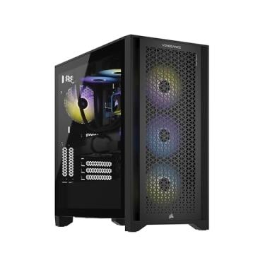 Imagem de Corsair PC para jogos Vengeance Série i7500 - CPU Intel Core i7 14700KF resfriada a líquido - NVIDIA GeForce RTX 4070Ti GPU - Memória DDR5 RGB Vengeance 32GB - SSD M.2 de 1 TB - Preto