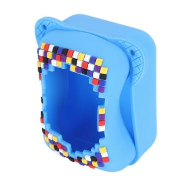Imagem de Capa de Silicone para Animal de Estimação Digital de Brinquedo Interativo Bitzee Com Cordão, Saco de Armazenamento Protetor, Recipiente à Prova de Arranhões para Animais de (Azul)