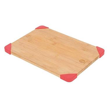 Imagem de Tábua De Corte Bambu com Silicone, 1 Unidade, 34 cm X 24 cm, MasterChef