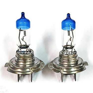 Imagem de ZMShun 2 lâmpadas de farol de carro de alta potência 24V H7 100W lâmpada de neblina automática 4300K xenon amarelo H7 24V lâmpada de farol resistente DC24V 100W H7 lâmpada de halogêneo xenon (24V H7)
