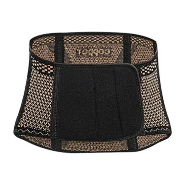 Imagem de kowaku Cintura de suporte lombar, fibra de cobre respirável para homens e mulheres, cinta de suporte lombar para levantamento de peso, academia, agachamento, 94.5 Cm