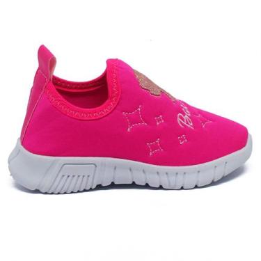 Imagem de Tenis Escolar Menina Barbi Bi - Annabê Calçados, Pink, 31
