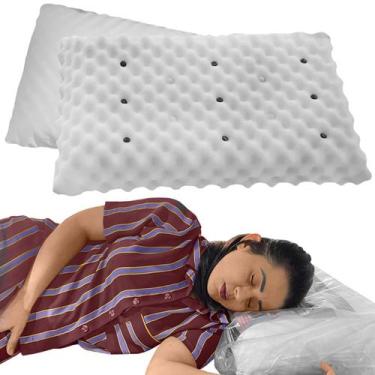Imagem de Travesseiro Anti Ronco Magnetico Alivia Dor Ortopedico - PILLOW