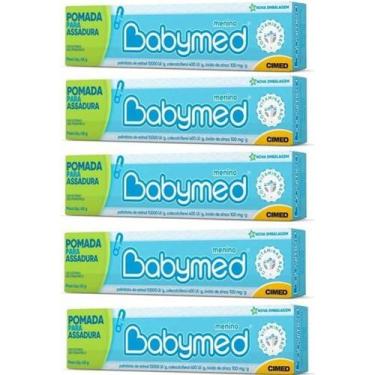 Imagem de Pomada Para Assaduras Babymed 45G - ul Com 5Un - Cimed