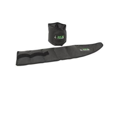 Imagem de Par Caneleira Tornozeleira material sintético Profissional 4 Kg - Kl M