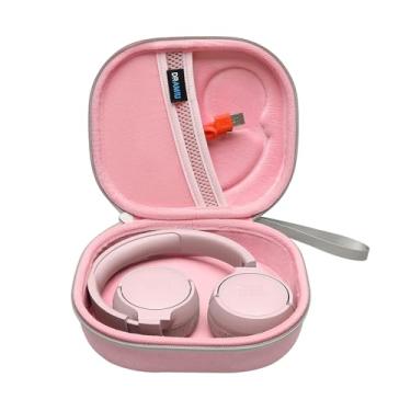 Imagem de DR·AMIU Capa rígida compatível com Tune 510BT/ 520BT/ 660NC/ 670NC/ 570BT/ 500BT/ Tune 525BT/ 500/ Live 460NC/ 670NC/ T450BT, Soundcore H30i, Samsung AKG Fones de ouvido pequenos dobráveis