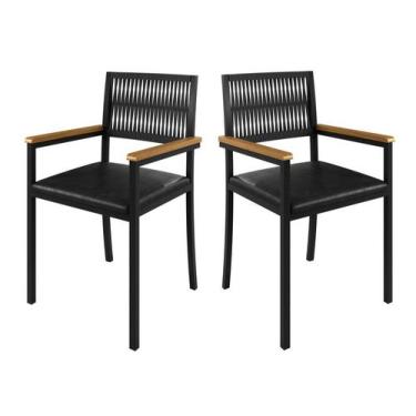 Imagem de Cadeiras para Área Gourmet com Braço - Barcelona - Paonanda Decor