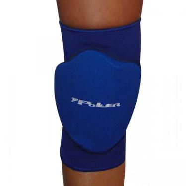 Imagem de Joelheira de Goleiro De Futsal (Par) Poker Profissional, P, Azul