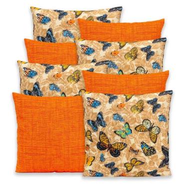 Imagem de Kit 8 Capas de Almofada c/ Zíper 40x40cm Gorgurinho - Rafaloro Enxovai