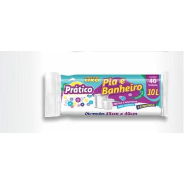 Imagem de Saco de lixo em rolo 10 litros para pia e banheiro perfumado - E A COS