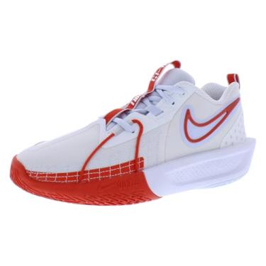 Imagem de Nike G.T. Cut 3 Gs Tênis para meninos, Branco/Vermelho, 19