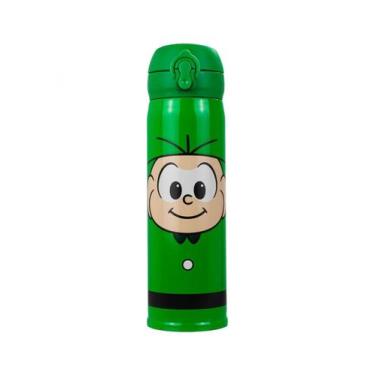 Imagem de Garrafa Térmica Verde Cebolinha 400ml - Turma Da Mônica - Tasco