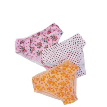 Imagem de Kit 06 Calcinhas Calcolinha Infantil Algodão Algodão - Dani Lingerie ,