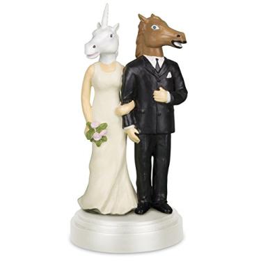 Imagem de Accoutrements Topo de bolo de casamento de unicornio e cavalo