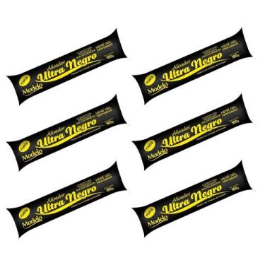 Imagem de Hene em Gel Perfumado Modelo Alisador Ultra Negro 06x180gr Preto Forte