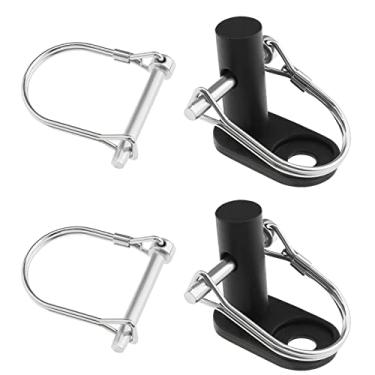 Imagem de The Lord of the Tools 2 peças conector de engate de reboque de bicicleta com 4 peças acoplador pino reboque acoplador de bicicleta pet carga reboque engate anexo para bicicletas dobráveis carrinhos de