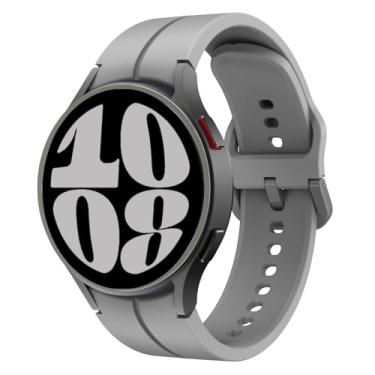 Imagem de ALMNVO Pulseira de relógio de 20 mm compatível com Samsung Galaxy Watch 5 de 40 mm e 44 mm/LTE 44 mm/4 44 mm e 40 mm/Galxy Watch 5 Pro 45 mm/4 classic 42 mm 46 mm para mulheres e homens, pulseira